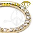 Segmented Hoop with Jewelry - 14K