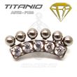 Replacement ingot jewelry and balls - (Titanium internal thread)