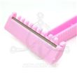 Pink disposable razors