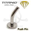 Barra labret curvo - PUSH PIN