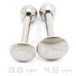 Labret with large base