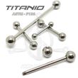 Raw Titanium Barbel