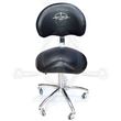 Tattoo stool with back