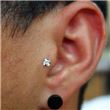 Tragus Joya engarzada NEGRO