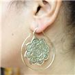 Brass EarRing MANDALA