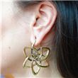 Brass EarRing ATOM