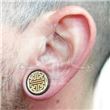 Wooden ETHNIC Ear Plug
