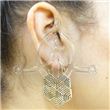 SNOWFLAKE Brass EarRing