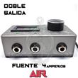 Fuente de aluminio grabado
