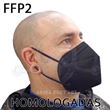 Mascarilla FFP2 Homologada NEGRA