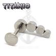 Tragus rosca interna G23 azulita turquesa.