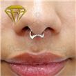 MOON shaped segmented hoop - JEWELRY