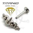 Labret Titanio 3 Ópalos