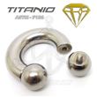 Circular Barbell THICKNESS Titanium.