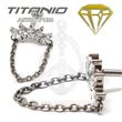 Labret corona de joyas con cadena