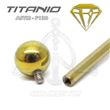 Titanium Barbell Internal Thread - ANODIZED GOLD
