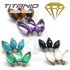 Labret 3 Petals - Titanium Internal Thread