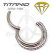 Double segmented hoop jewelry