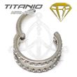 Double segmented hoop jewelry