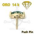 Replacement PUSH IN Agate Petal - 14K