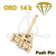 Replacement PUSH IN Triangle jewelry - 14K