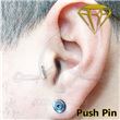 Repuesto PUSH PIN titanio - Barra Joyas
