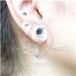 Teardrop Hoop Charm