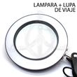 Lámpara-Lupa USB negra