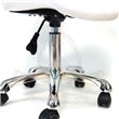 WHITE Stool with Backrest