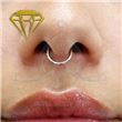 Segmented hoop 5 jewels