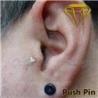 Replacement PUSH IN Triangle jewelry - 14K