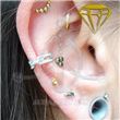 Interleaved Jewelry Hoop