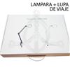 Lámpara-Lupa USB negra