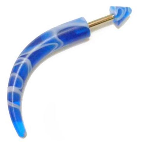 Polyester Fake ear Claw (white tribal pattern)