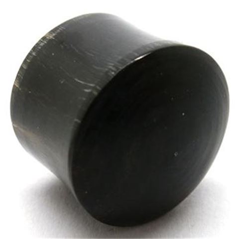 Dilatador plug hueso negro macizo