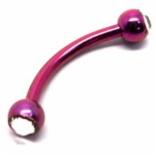 Jewelled Micro-curved Barbell