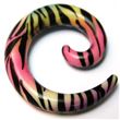 Espiral Acrílico. Cebra Colores