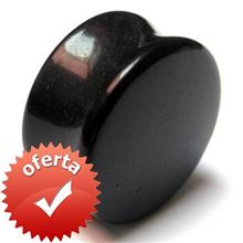 Black Acrylic Plug Curved