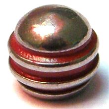 Steel ball colored notched