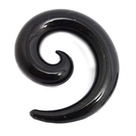 Dilatador Espiral silicona negro