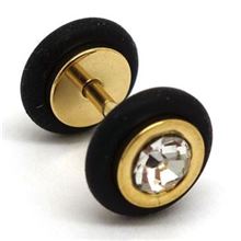 Golden Jeweled Fake Plug