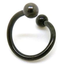 Black Steel Micro Spiral