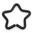 Aro flexible Estrella Negro