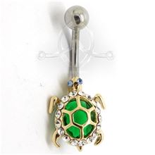 Jeweled Turtle Belly Ring