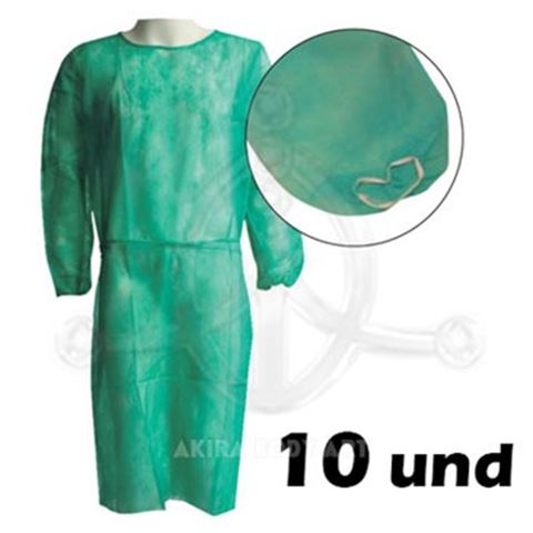 Green Disposable Gown