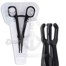 Open Round Disposable Forceps (STERILE)