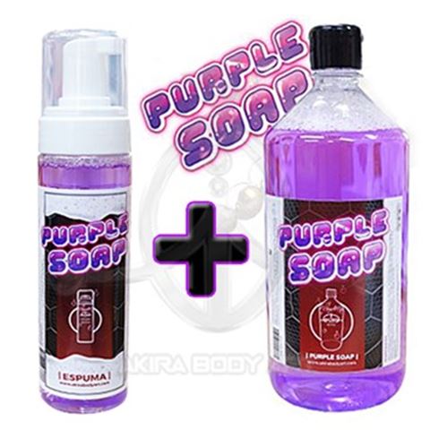 Kit PURPLE SOAP y PURPLE FOAM de AKIRA
