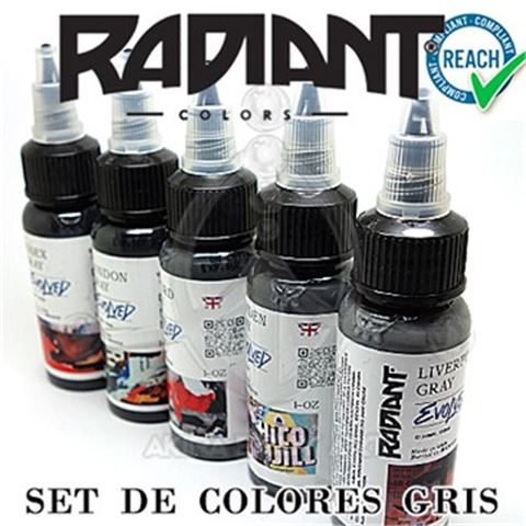 Set de Tinta Radiant GRIS