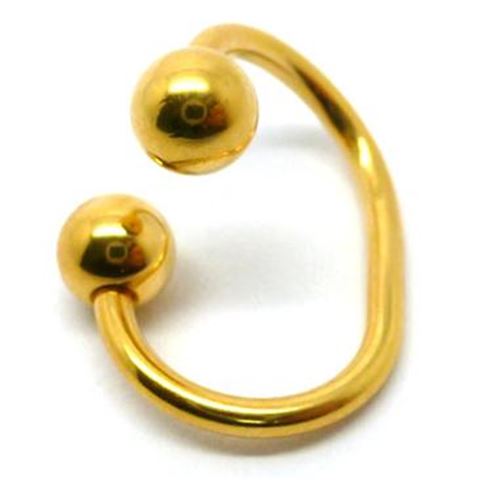 Oval Spiral Ring.