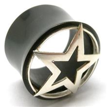 Horn Flesh Tunnel with Silver Star